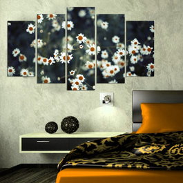 Wallity Pintura Decorativa MDF 5PMDF-83 Multicolor